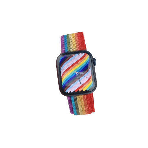 Rainbow TG Alpine Loop Nylon Apple Watch Band