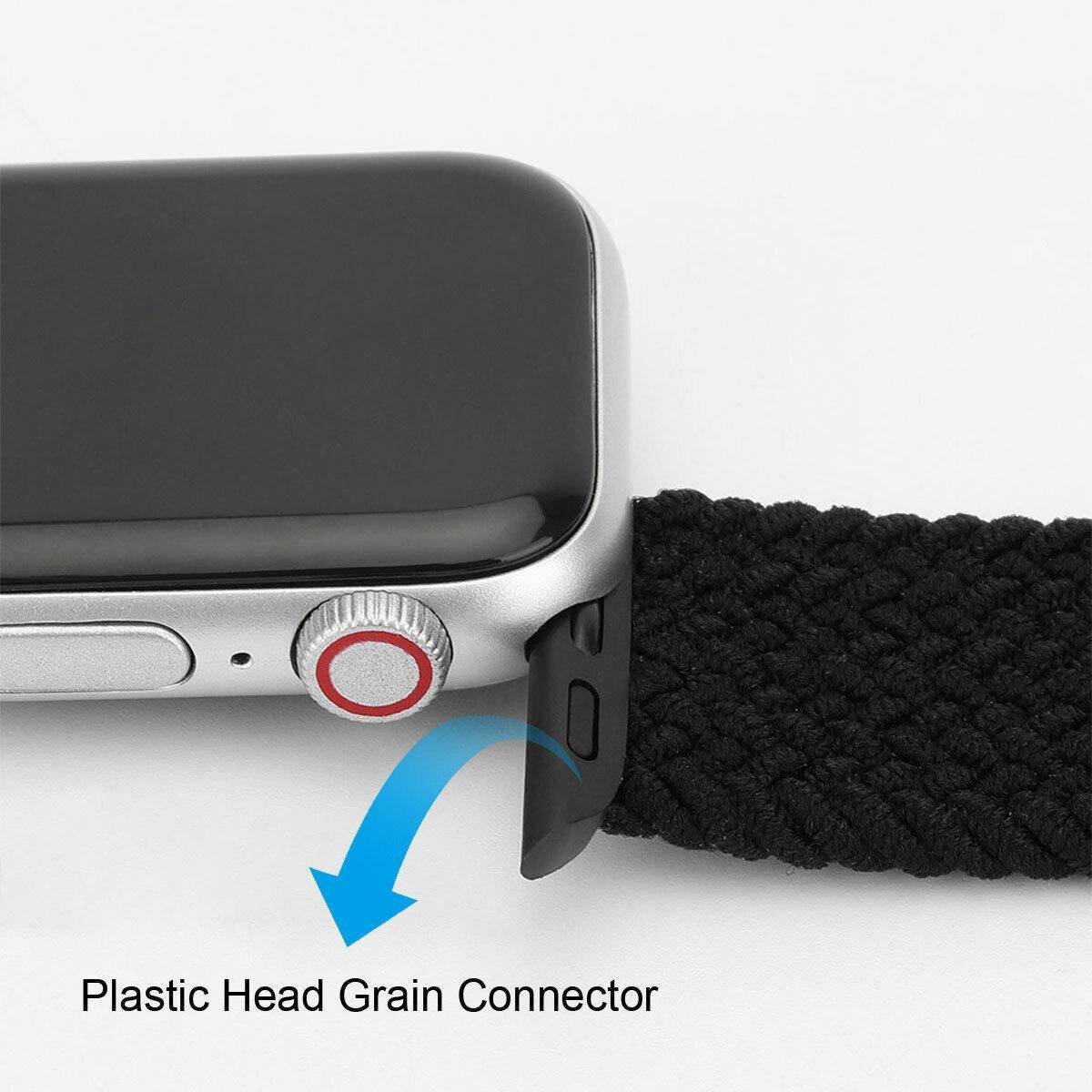 Dark Orange TG Braided Solo Loop Apple Watch Band - Image 5