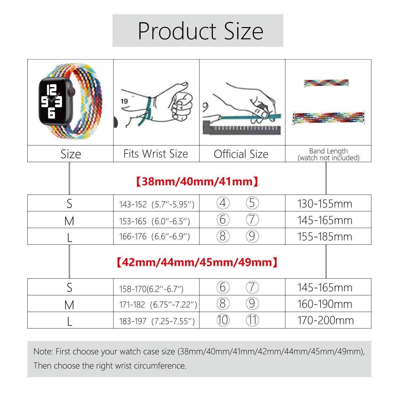 Dark Orange TG Braided Solo Loop Apple Watch Band - Image 3