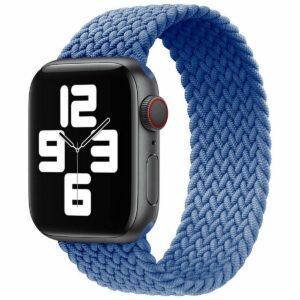 Blue TG Braided Solo Loop Apple Watch Band