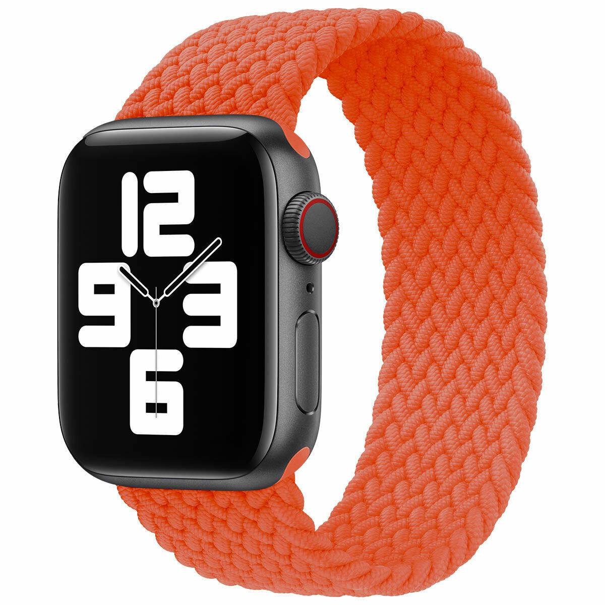 Dark Orange TG Braided Solo Loop Apple Watch Band