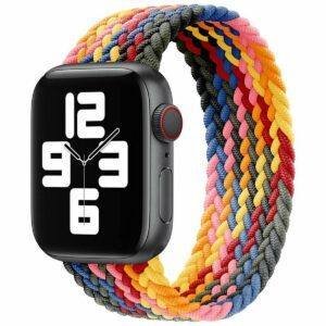 Dark Rainbow TG Braided Solo Loop Apple Watch Band