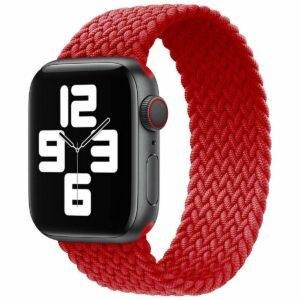 Red TG Braided Solo Loop Apple Watch Band