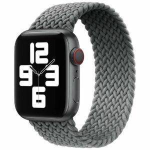 Rock Grey TG Braided Solo Loop Apple Watch Band