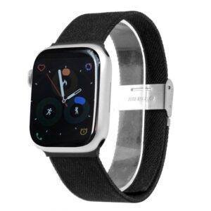 Black TG Denim Buckle Band Apple Watch Band