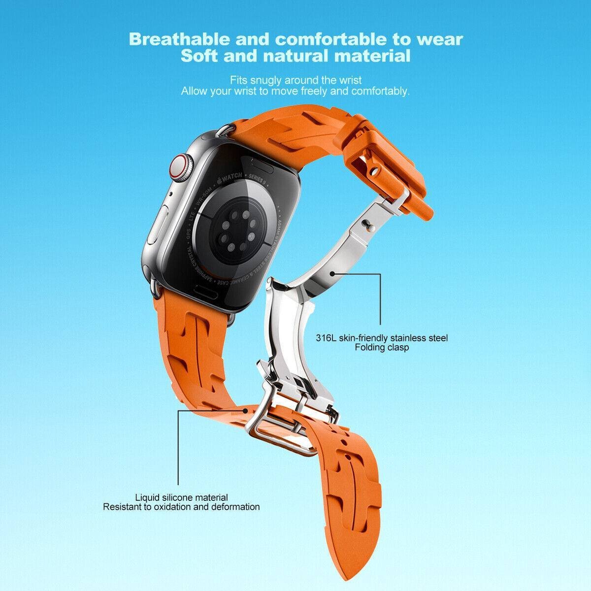 Starlight TG Deployment Buckle Band Apple Watch Band - Image 5