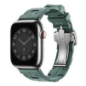 Pine Green TG Deployment Buckle Band Apple Watch Band