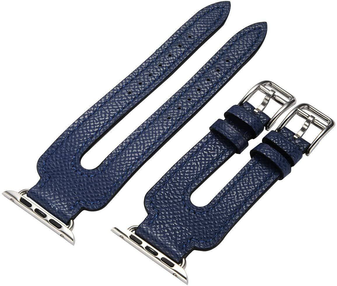 Blue TG Double Buckle Band Apple Watch Band