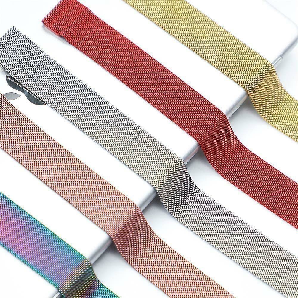 Blue TG Metal Magnetic Stainless Steel Strap Apple Watch Band - Image 8