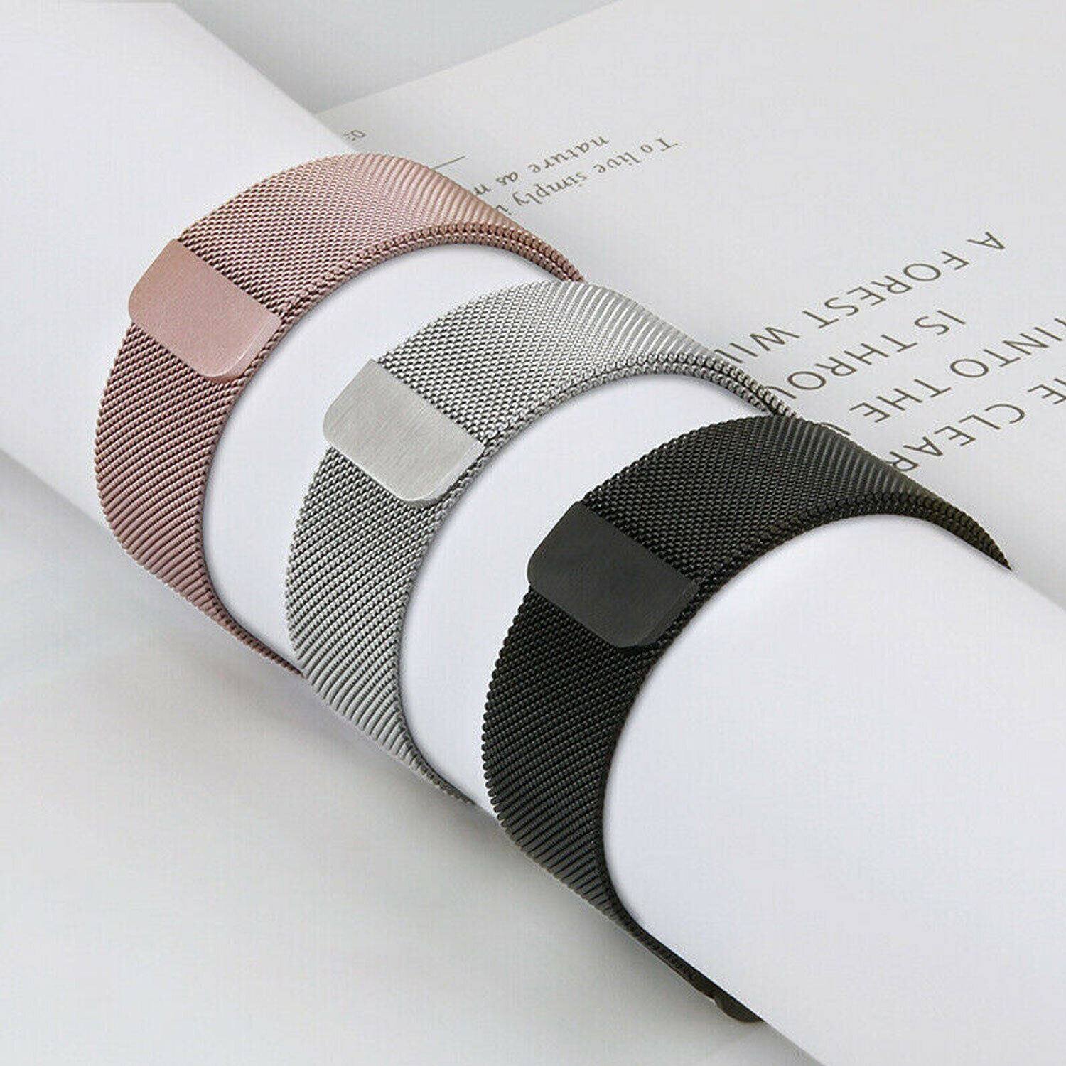 Blue TG Metal Magnetic Stainless Steel Strap Apple Watch Band - Image 7