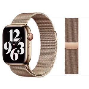 Rose Gold TG Metal Magnetic Stainless Steel Strap Apple Watch Band