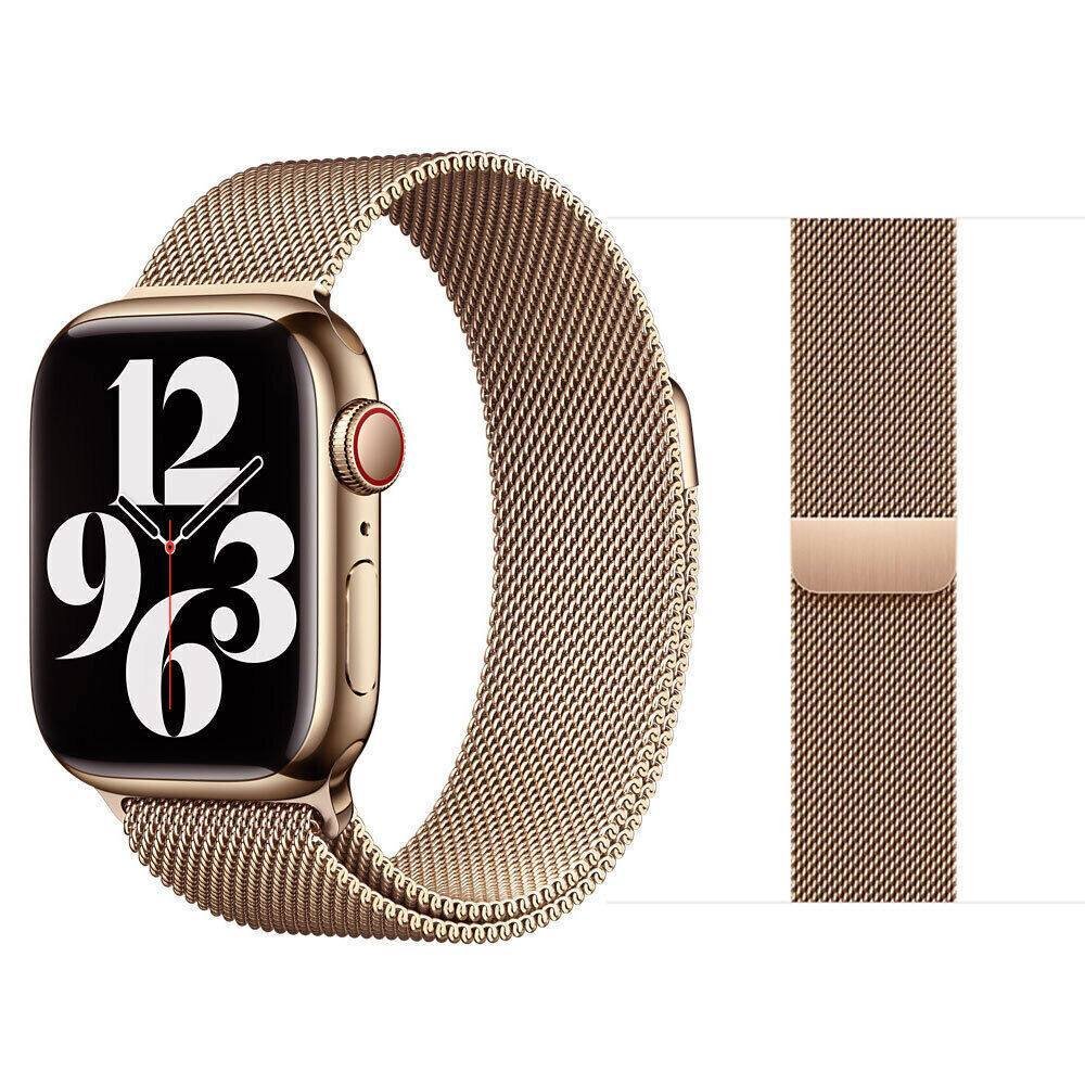 Rose Gold TG Metal Magnetic Stainless Steel Strap Apple Watch Band