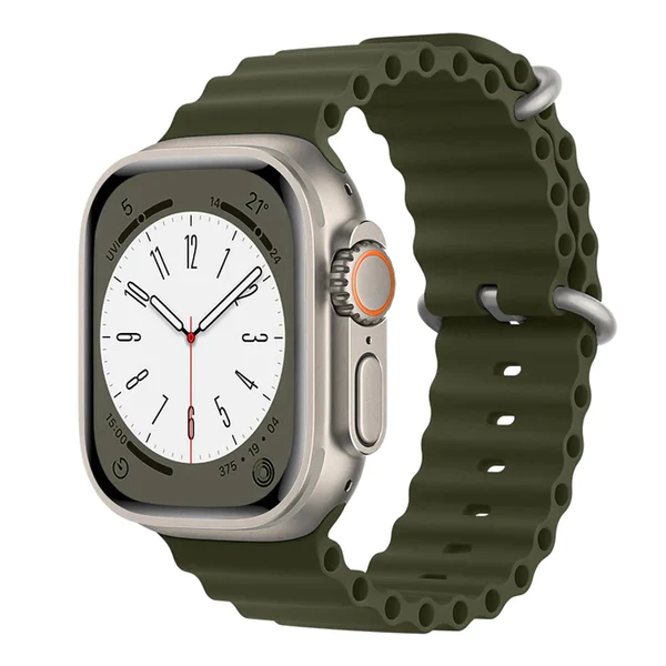 TG Army Green Ocean Band for Apple Watch