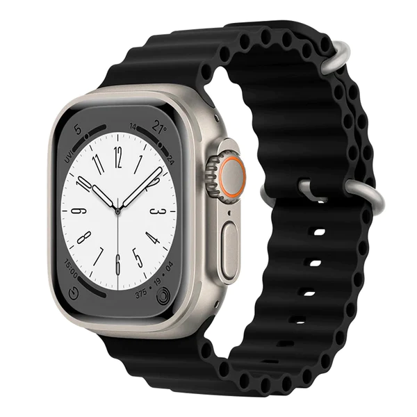 TG Black Ocean Band for Apple Watch
