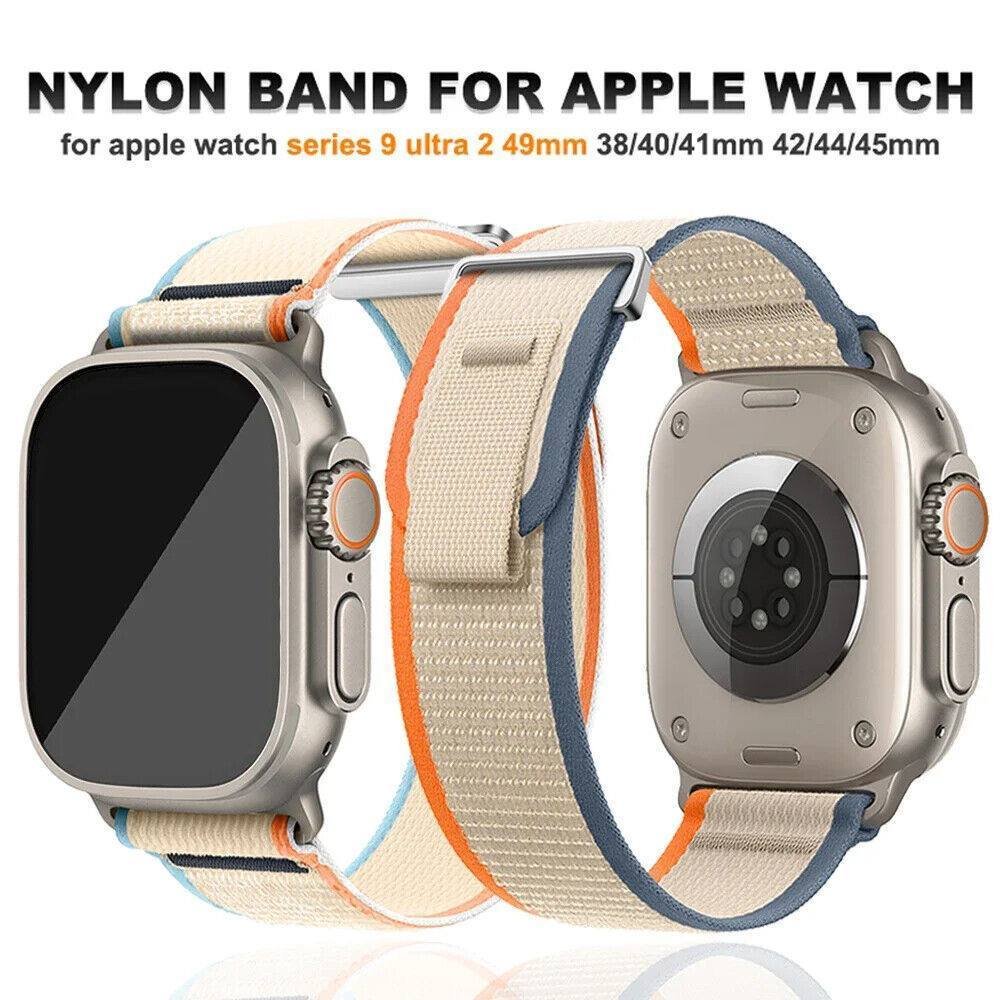 Green TG Trail Loop Nylon Apple Watch Band - Image 3