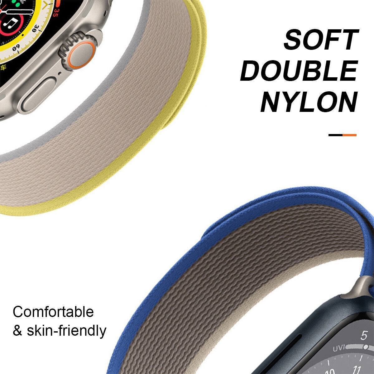 Green TG Trail Loop Nylon Apple Watch Band - Image 2