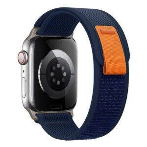Blue TG Trail Loop Nylon Apple Watch Band