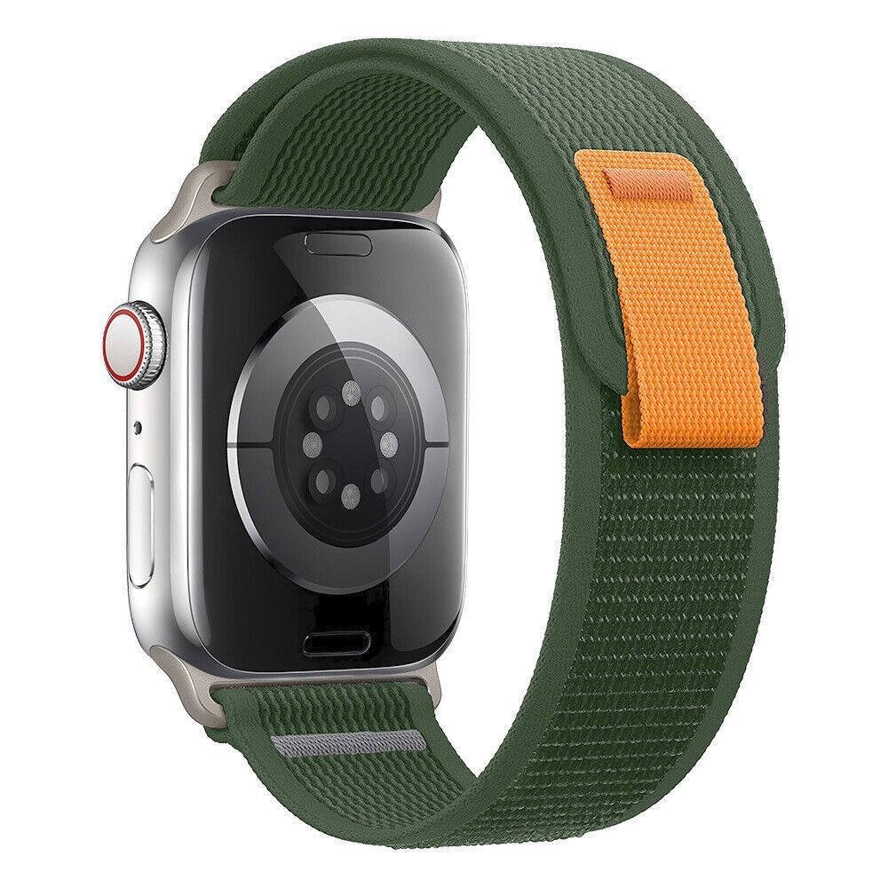 Green TG Trail Loop Nylon Apple Watch Band