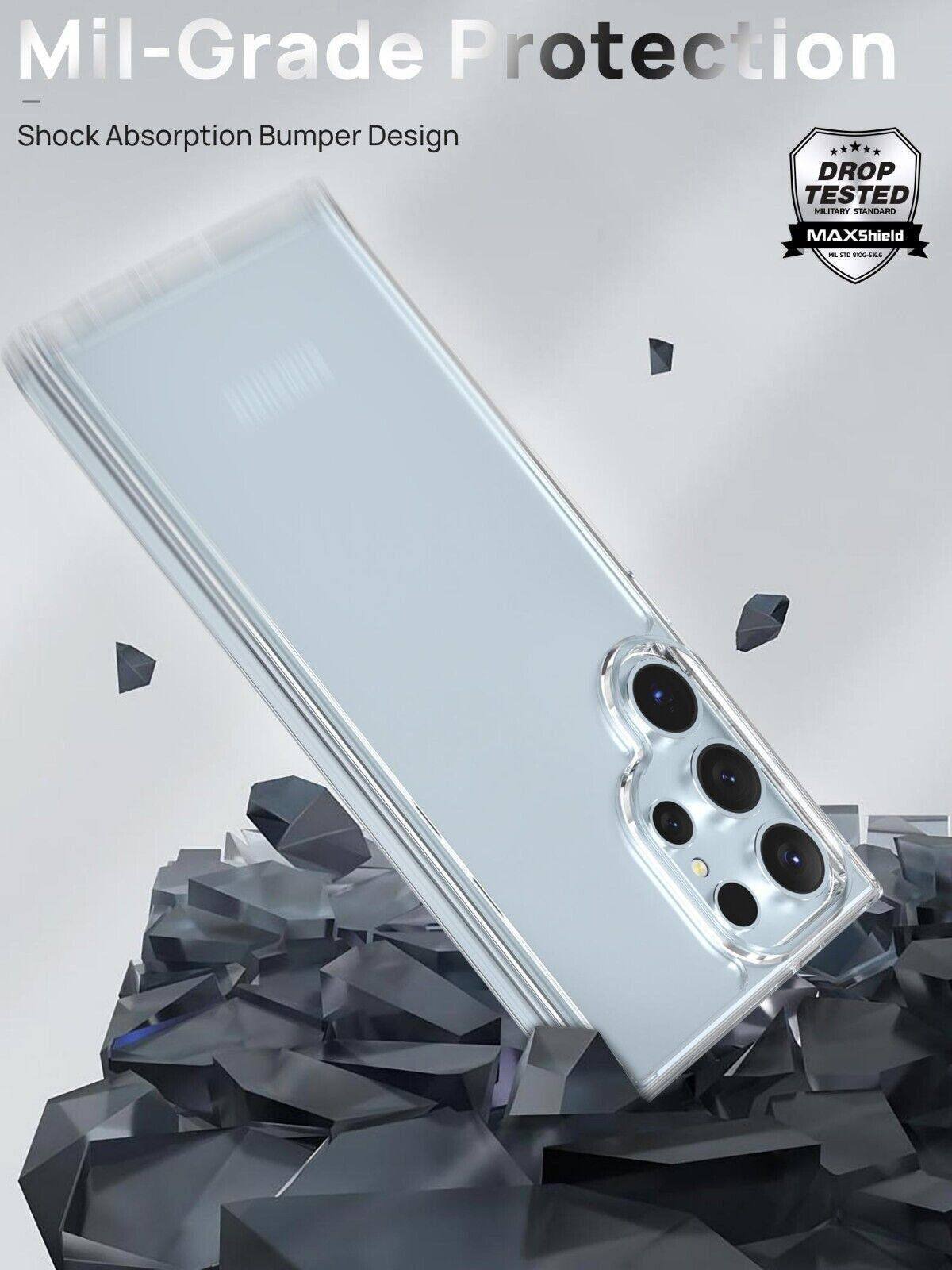 Samsung Galaxy Clear Shockproof Slim TG Case - Full Set 5 in 1 - Image 5