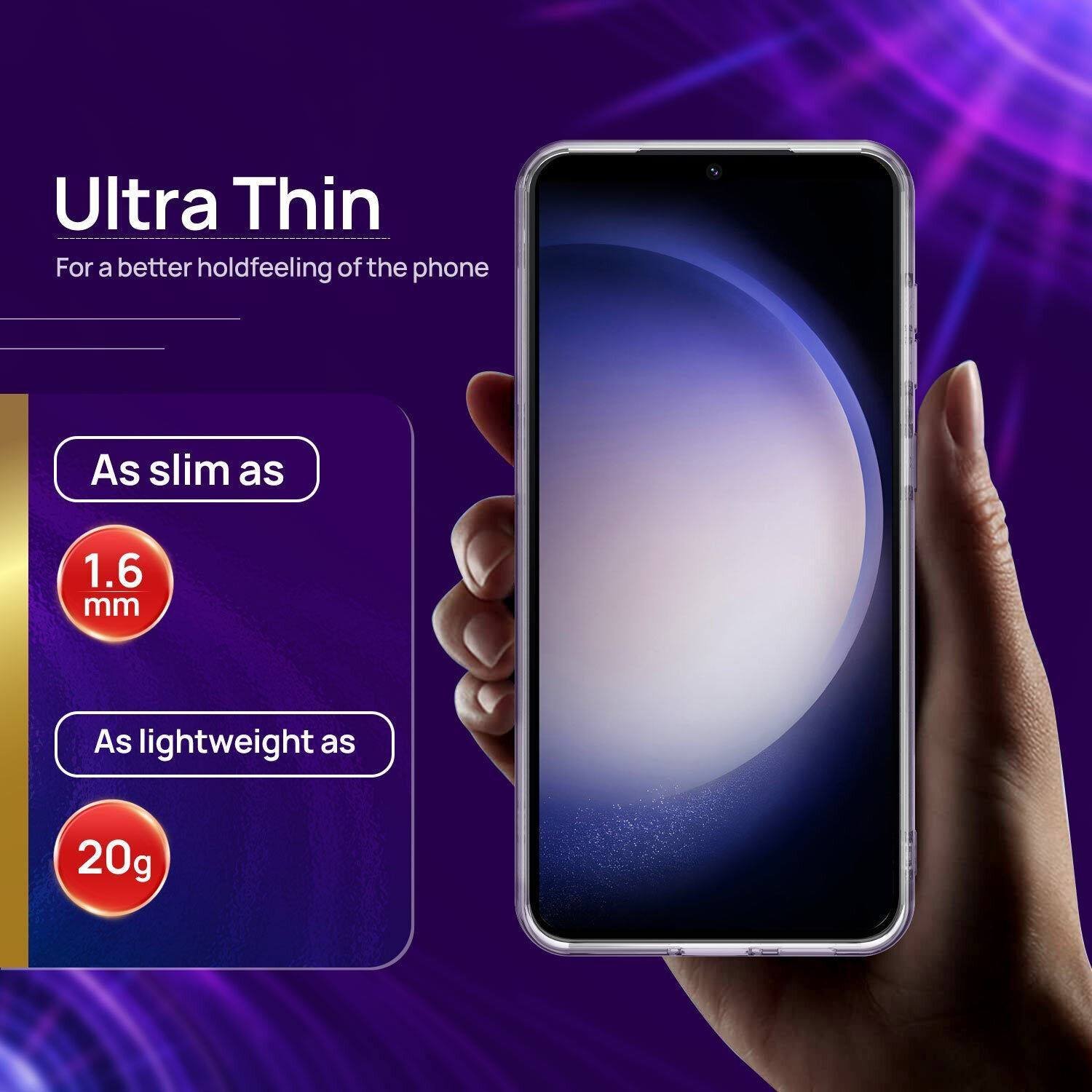 Samsung Galaxy Clear Shockproof Slim TG Case - Full Set 3 in 1 - Image 3