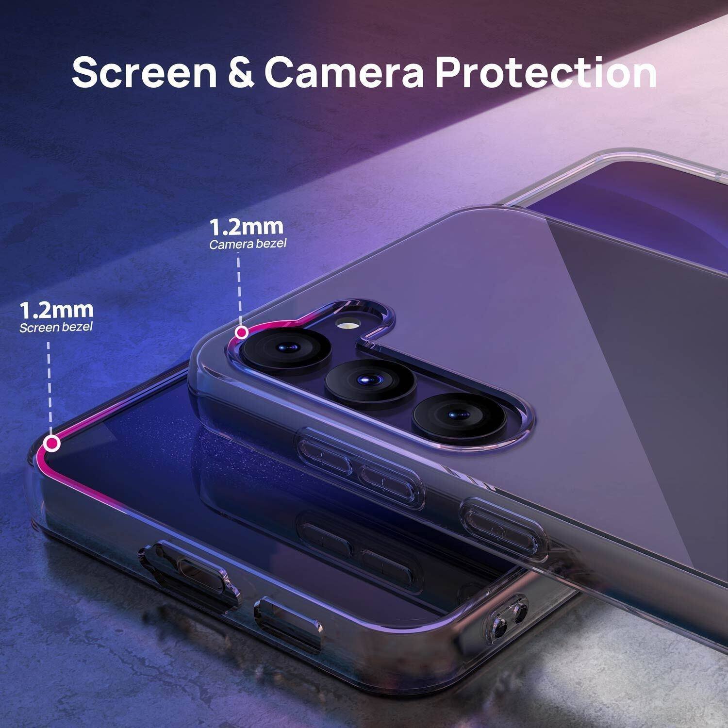 Samsung Galaxy Clear Shockproof Slim TG Case - Full Set 3 in 1 - Image 4