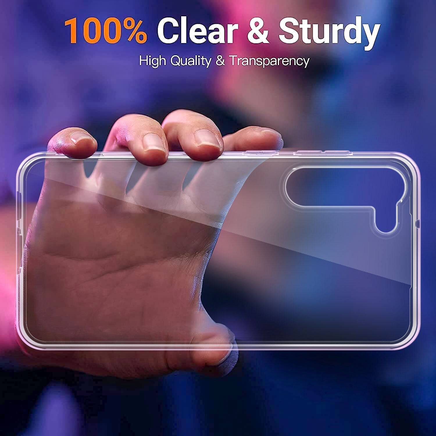 Samsung Galaxy Clear Shockproof Slim TG Case - Full Set 3 in 1 - Image 6
