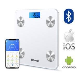 SEO-Friendly Product Listing for a Smart Digital Bathroom Body Fat Scale (180KG, Bluetooth, Weight, BMI, Water Tracking)